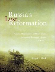 Cover of: Russia's Lost Reformation: Peasants, Millennialism, and Radical Sects in Southern Russia and Ukraine, 1830-1917 (Woodrow Wilson Center Press)