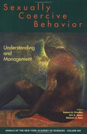 Cover of: Sexually Coercive Behavior: Understanding and Management (Annals of the New York Academy of Sciences)