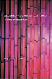 Cover of: Elementary Quantum Mechanics in One Dimension