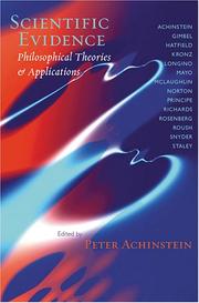 Cover of: Scientific Evidence: Philosophical Theories and Applications