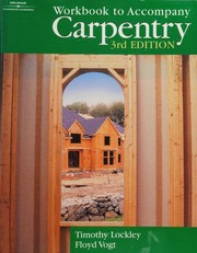 Cover of: Carpentry workbook