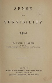 Cover of: Sense and Sensibility
