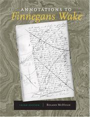 Cover of: Annotations to Finnegans wake by Roland McHugh