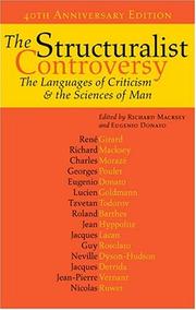 Cover of: The Structuralist Controversy: The Languages of Criticism and the Sciences of Man