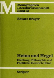 Cover of: Heine und Hegel: Dichtung, Philosophie und Politik bei Heinrich Heine