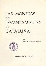 Cover of: Las monedas del levantamiento de Cataluña