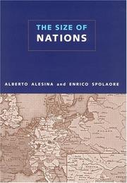Cover of: The Size of Nations by Alberto Alesina, Enrico Spolaore