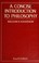 Cover of: A concise introduction to philosophy
