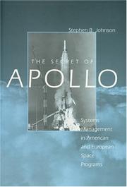 Cover of: The Secret of Apollo by Stephen B. Johnson