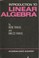Cover of: Introduction to linear algebra