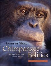 Cover of: Chimpanzee Politics by Frans De Waal