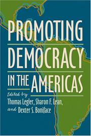 Cover of: Promoting Democracy in the Americas | 