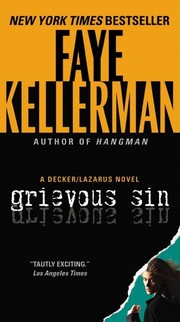 Cover of: Grievous sin: a Decker/Lazarus novel