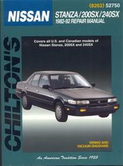 Cover of: Chilton's Nissan Stanza/200SX/240SX 1982-92 repair manual.