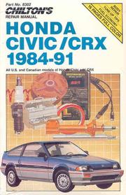 Cover of: Chilton's repair manual.: all U.S. and Canadian models of Honda Civic and CRX