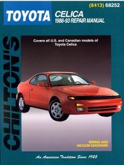 Cover of: Toyota: Celica 1986-93 (Chilton's Total Car Care Repair Manual)