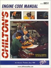 Cover of: Chilton's engine code manaul [i.e. manual].