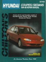Cover of: Hyundai: Coupes/Sedans 1994-98 (Chilton's Total Car Care Repair Manual)