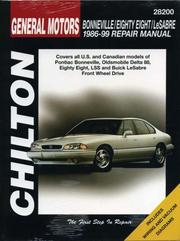 Cover of: Chilton's General Motors Bonneville/Eighty Eight/Le Sabre: 1986-99 repair manual