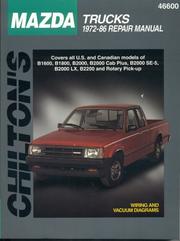 Cover of: Mazda: Trucks 1972-86 (Chilton's Total Car Care Repair Manuals)