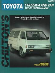 Cover of: Chilton's Toyota Cressida and Van: 1983-90 repair manual
