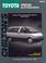 Cover of: Toyota: Previa 1991-97