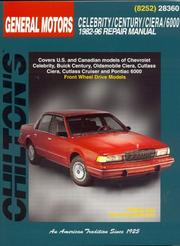 Cover of: GM Celebrity/Century/Ciera/6000  1982-96