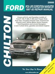 Cover of: Chilton's Ford pick-ups/Expedition/Navigator: 1997-00 repair manual