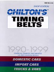 Cover of: Timing Belts 1990-99 (Chilton