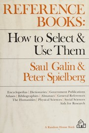 Cover of: Reference books: How to select and use them