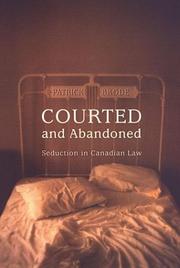 Cover of: Courted and abandoned: seduction in Canadian law