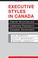 Cover of: Executive Styles in Canada
