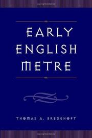 Cover of: Early English Metre (Toronto Old English Studies) | Thomas A. Bredehoft