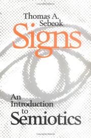 Cover of: Signs by Thomas A. Sebeok
