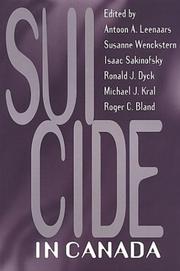 Cover of: Suicide in Canada by Antoon A. Leenaars