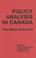 Cover of: Policy Analysis in Canada