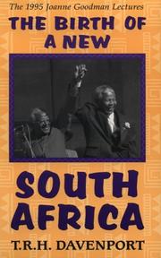 Cover of: birth of a new South Africa