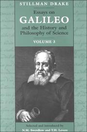 Cover of: Essays on Galileo and the History and Philosophy of Science by Stillman Drake