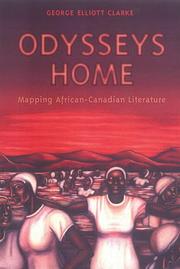 Cover of: Odysseys home: mapping African-Canadian literature