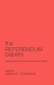 Cover of: Referendum Papers