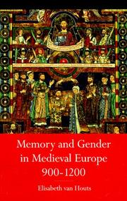 Cover of: Memory and gender in medieval Europe, 900-1200