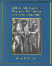 Cover of: Dolce's Aretino and Venetian art theory of the Cinquecento