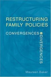 Cover of: Restructuring Family Policies: Convergences and Divergences