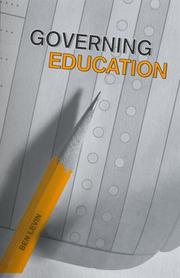 Cover of: Governing Education (IPAC Series in Public Management and Governance)