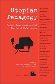 Cover of: Utopian Pedagogy by Greig De Peuter