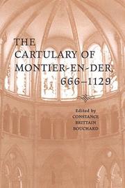 Cover of: The cartulary of Montier-en-Der, 666-1129