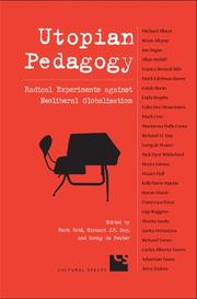Cover of: Utopian Pedagogy by 