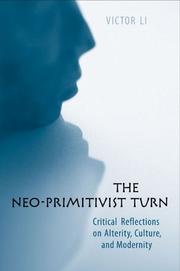 Cover of: The Neo-Primitivist Turn: Critical Reflections on Alterity, Culture, and Modernity