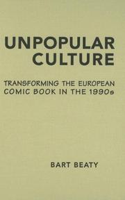 Cover of: Unpopular Culture by Bart Beaty