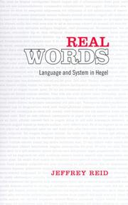 Cover of: Real Words by Jeffrey Reid, Jeffrey Reid